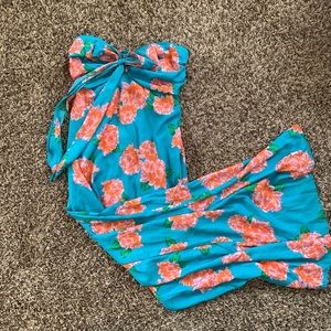 Fun strapless dress